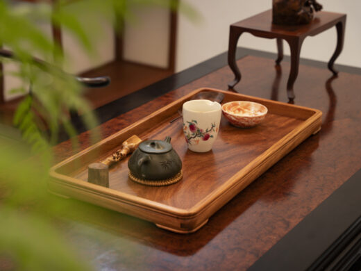 Khay trà gỗ Hương