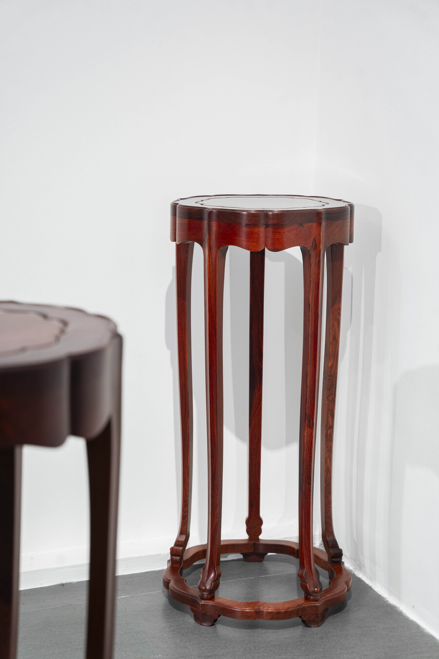 Đôn tròn gỗ Cẩm