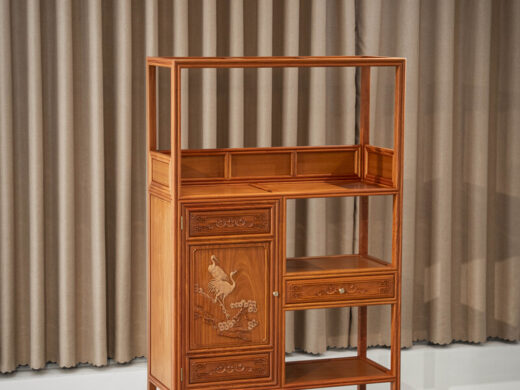 Cặp tủ Tùng Hạc - gỗ Hương Nam Mỹ